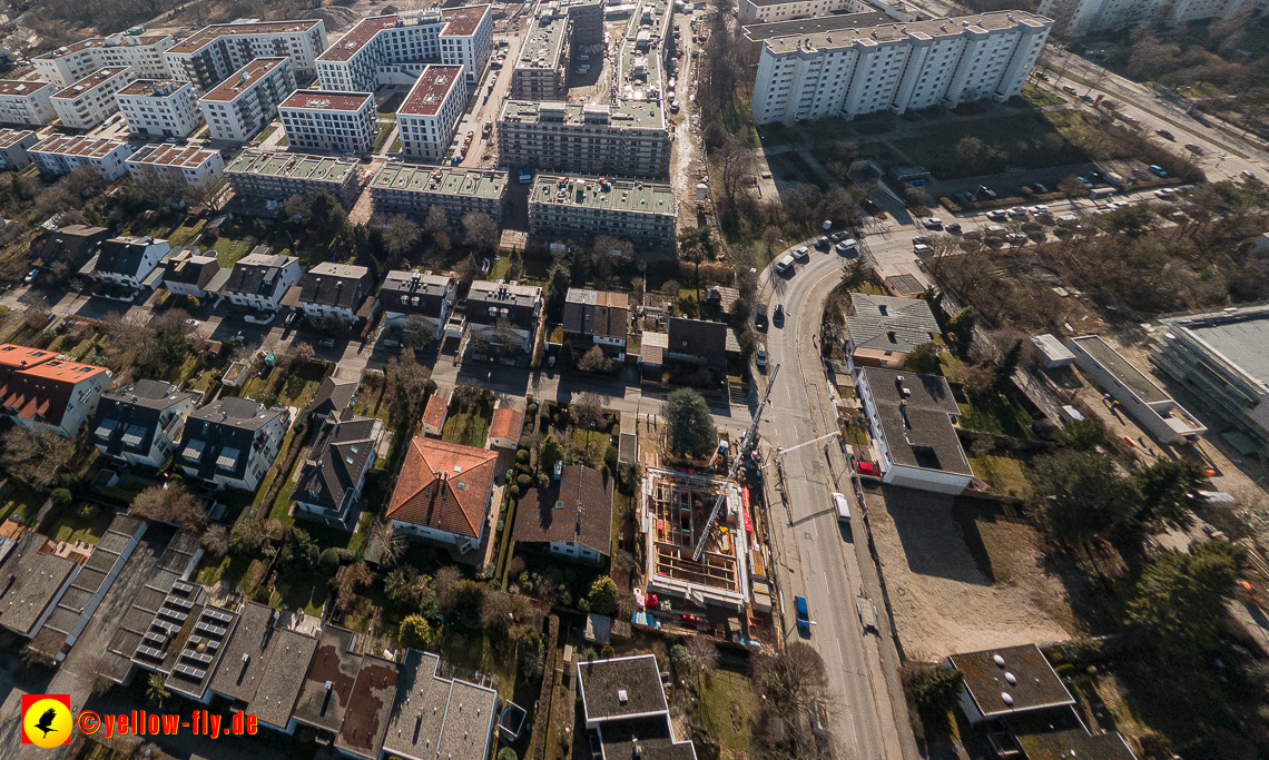 11.02.2023 - Neubau eines Mehrfamilienhause in der Niederalmstraße 16 in Neuperlach-Trudering